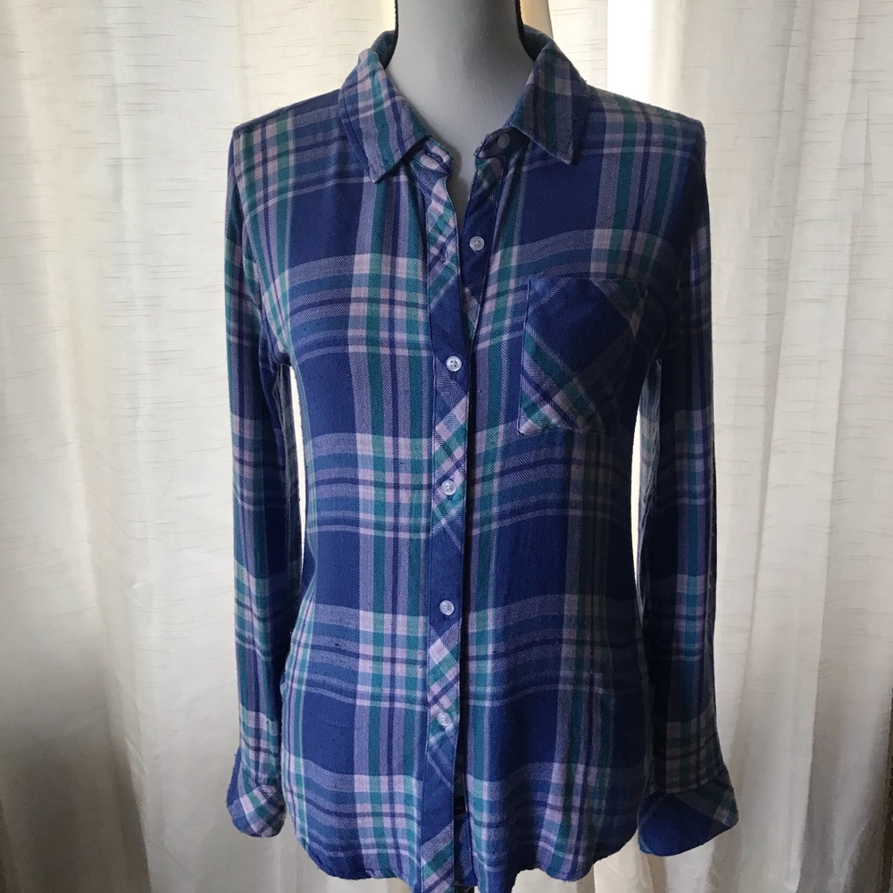 Rails Plaid Button Front Women’s Shirt